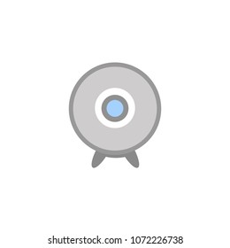 Computer web camera. Webcam device vector illustration.