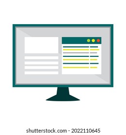 computer website internet icon isolated