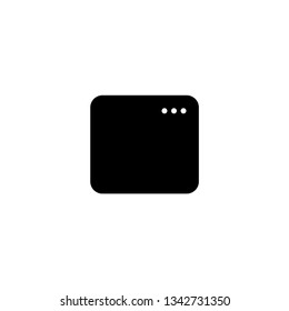 computer window. computer window icon. sign design. Vector.