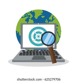 computer work or office related icons image 