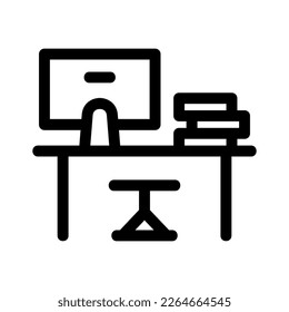 computer workspace icon or logo isolated sign symbol vector illustration - high quality black style vector icons
