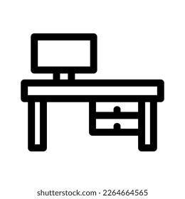 computer workspace icon or logo isolated sign symbol vector illustration - high quality black style vector icons
