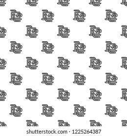 Computer worm pattern seamless repeat background for any web design
