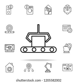 computer-aided manufacturing icon. Automation icons universal set for web and mobile