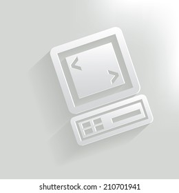 Computer,clean vector