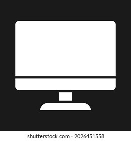 Computer,desktop, monitor icon vector image. Can also be used for customer support and UI. Suitable for use on web apps, mobile apps and print media.