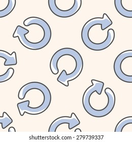 Computer-related desktop icon , cartoon seamless pattern background