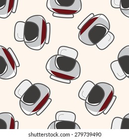 Computer-related desktop icon , cartoon seamless pattern background
