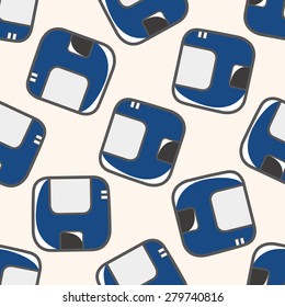 Computer-related desktop icon , cartoon seamless pattern background