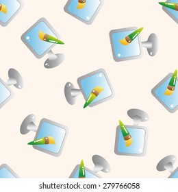 Computer-related desktop icon , cartoon seamless pattern background