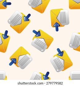 Computer-related desktop icon , cartoon seamless pattern background