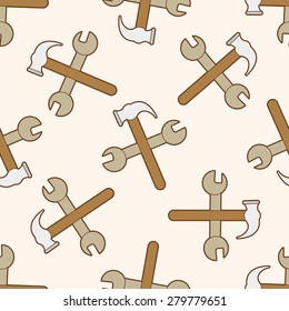 Computer-related desktop icon , cartoon seamless pattern background