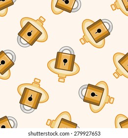 Computer-related desktop icon , cartoon seamless pattern background