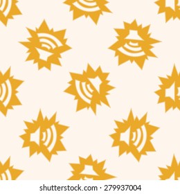 Computer-related desktop icon , cartoon seamless pattern background