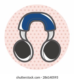 Computer-related desktop icon for Headphones theme elements