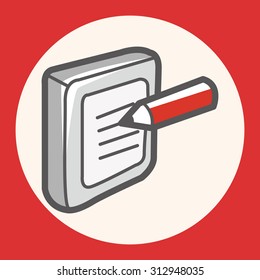 Computer-related desktop icon theme elements