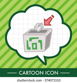 Computer-related desktop icon theme elements - recycle bin