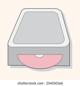 Computer-related equipment CD-ROM drive theme elements