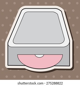 Computer-related equipment CD-ROM drive theme elements