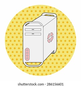 Computer-related equipment host computer theme elements