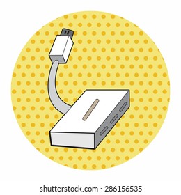 Computer-related equipment usb theme elements