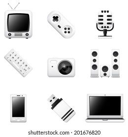 Computers and electronics icons