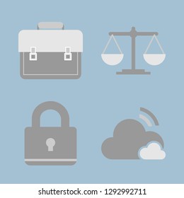 Computers and IT. Icon set.