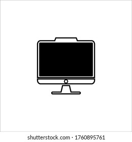 ilustración vectorial de icono de PC