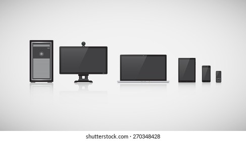 Computers and phones.