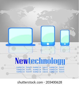 computers, phones and tablets connected to the Internet worldwide