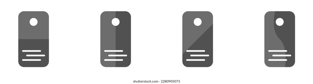Computers set vector. Set of system blocks vector. Trendy icons of computer blocks vector. PC case icons vector.