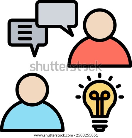 Comunications Icon Element For Design