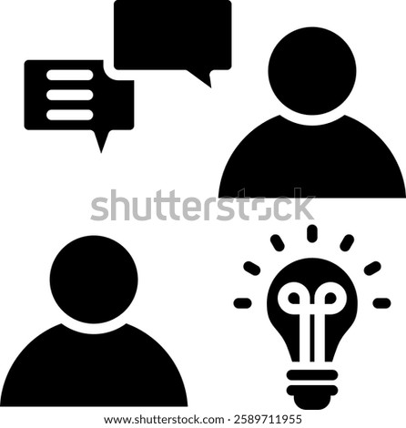 Comunications Icon Element For Design