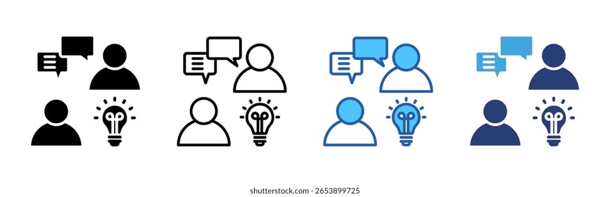 Comunications icon sheet multiple style collection