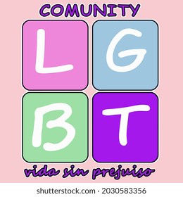 comunidad lgbt art vector design illustration print wall art poster canvas