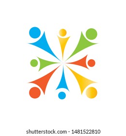 comunity people and busines logo 