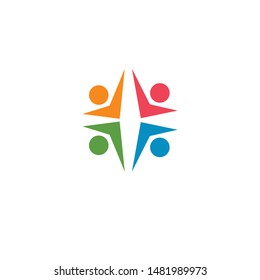 comunity people and busines logo 
