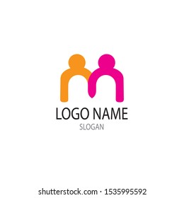 comunity people and busines logo 