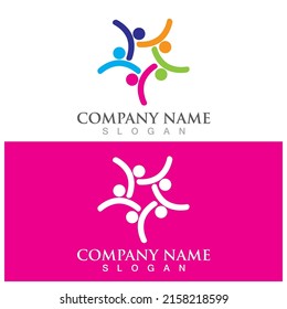 comunity people icon vector illustration template design