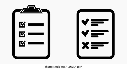 con lista o lista, programa, registro. Catálogo de etiquetas o scrol, bil, calendario, cuentagotas, nomenclatura, rollo de abalorios, marcados. Icono del vector.