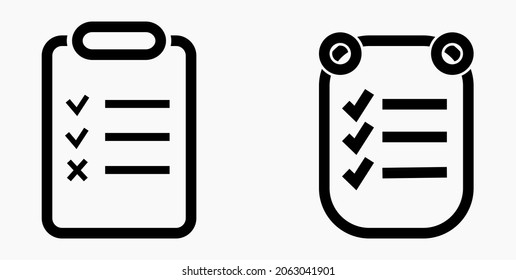con list or  roster, schedule, register. Label catalog or scrol, bil, calendar, docket, nomenclature, beadroll, sked. Vector icon.