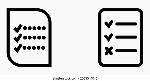 con list or  roster, schedule, register. Label catalog or scrol, bil, calendar, docket, nomenclature, beadroll, sked. Vector icon.