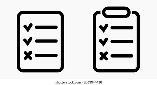 con lista o lista, programa, registro. Catálogo de etiquetas o scrol, bil, calendario, cuentagotas, nomenclatura, rollo de abalorios, marcados. Icono del vector.