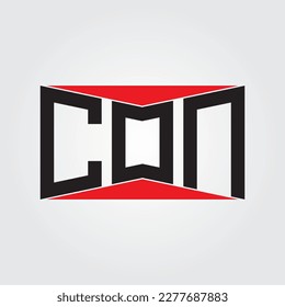 CON LOGO , CON LETTER LOGO, CON LETTER LOGO, ABSTRACT LOGO, MINIMAL , MARKE, NEW