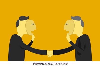 242 Fake handshake Images, Stock Photos & Vectors | Shutterstock