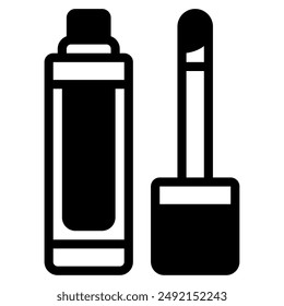 Concealer cosmetic beauty icon illustration