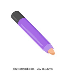 Concealer Crayon, Cosmetics Vector Illustration Isolated