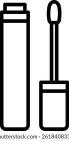 Concealer Icon Line Vector Illustration