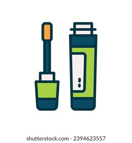 concealer icon. vector filled color icon for your website, mobile, presentation, and logo design.