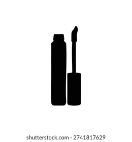 Concealer silhouette icon vector illustration.